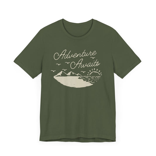 Adventure Awaits Camp Tee