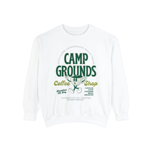 Camp Grounds Coffee Shop Comfort Colors™️ Sweatshirt