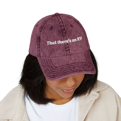 That There's an RV Vintage Embroidery Cap