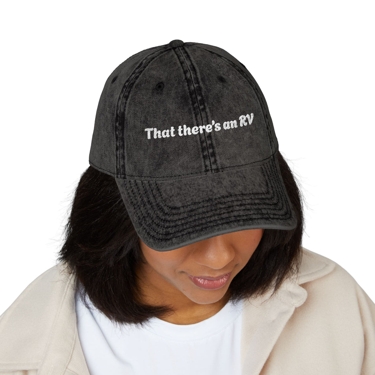 That There's an RV Vintage Embroidery Cap