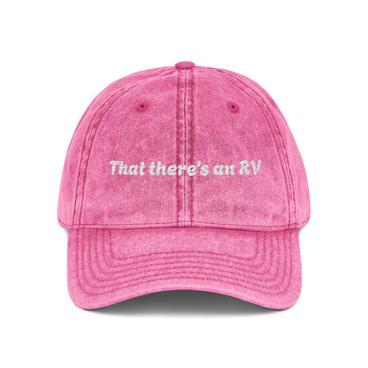 That There's an RV Vintage Embroidery Cap