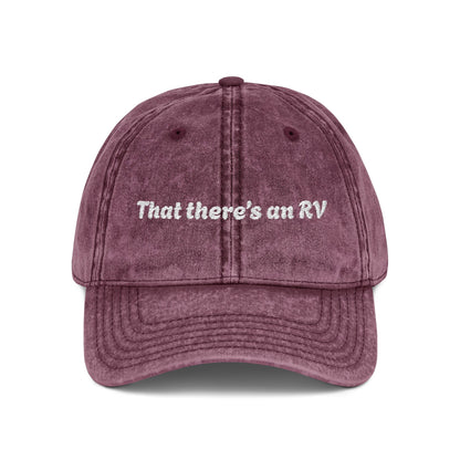 That There's an RV Vintage Embroidery Cap