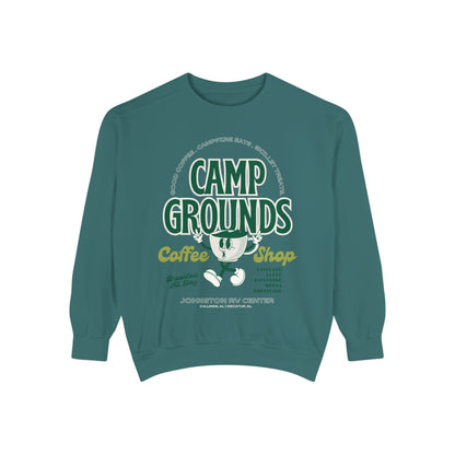 Camp Grounds Coffee Shop Comfort Colors™️ Sweatshirt