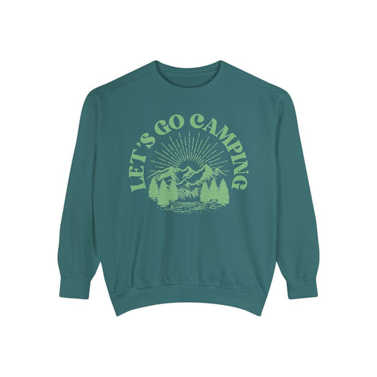 Let's Go Camping Comfort Colors™️ Sweatshirt