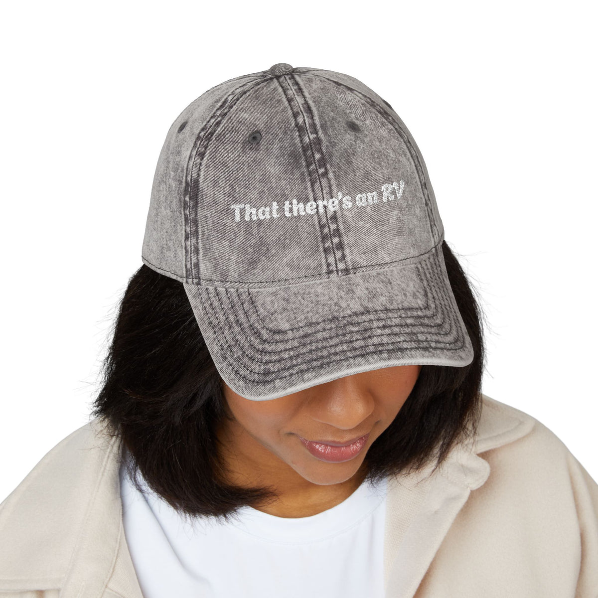 That There's an RV Vintage Embroidery Cap