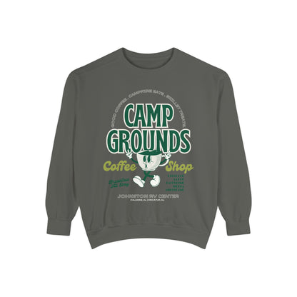 Camp Grounds Coffee Shop Comfort Colors™️ Sweatshirt