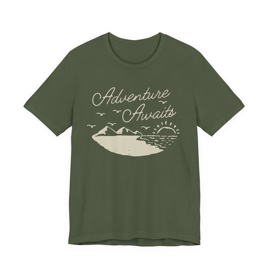 Adventure Awaits Camp Tee