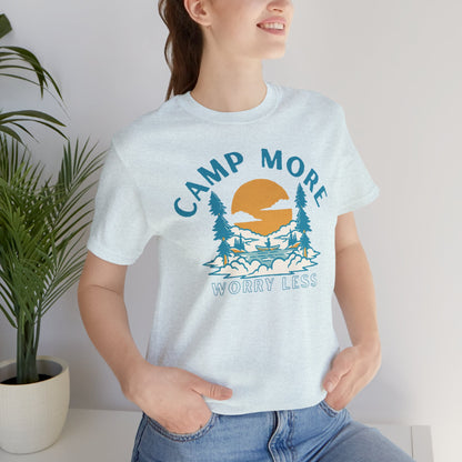 Camp More Worry Less Camp Tee