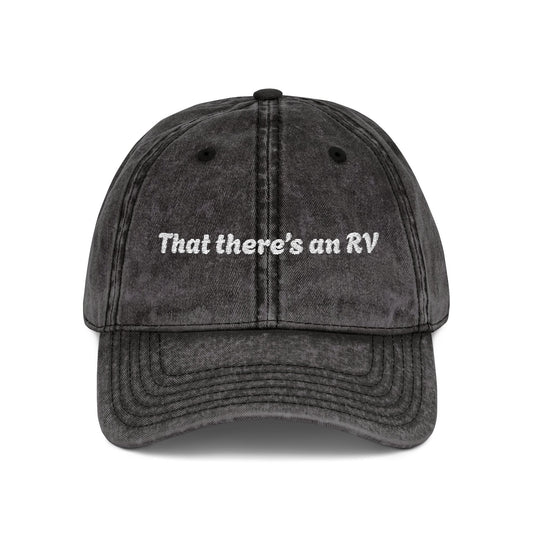 That There's an RV Vintage Embroidery Cap