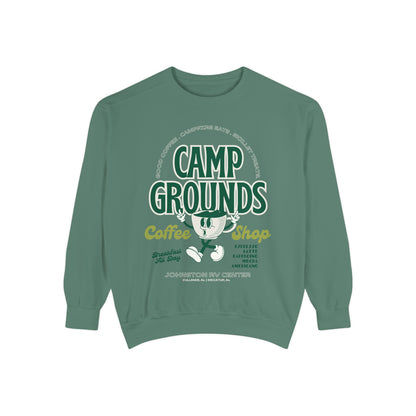 Camp Grounds Coffee Shop Comfort Colors™️ Sweatshirt