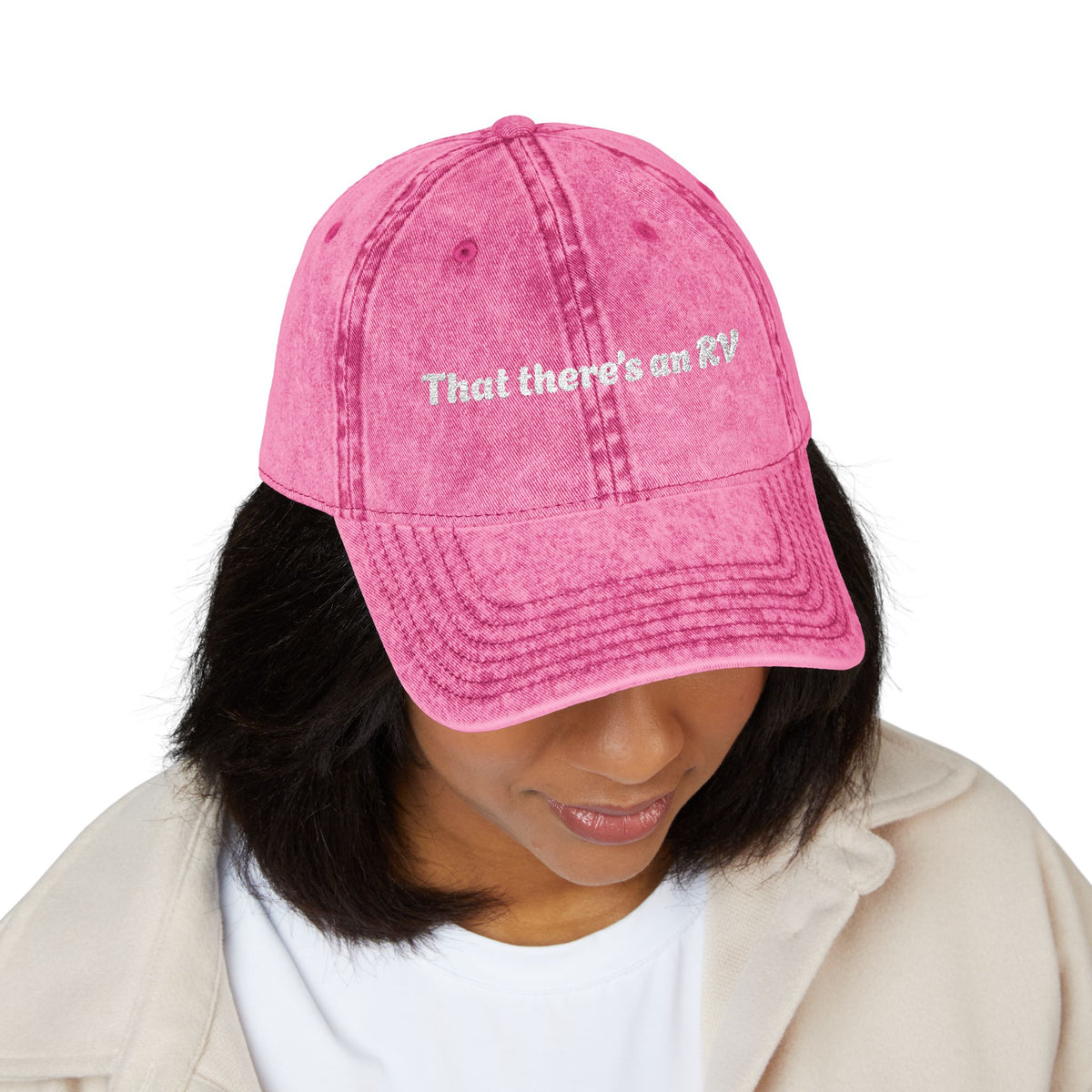 That There's an RV Vintage Embroidery Cap